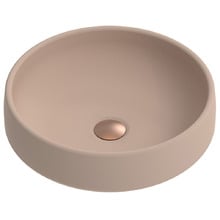 Jean 400mm Matte Round Concrete Basin & Waste Set